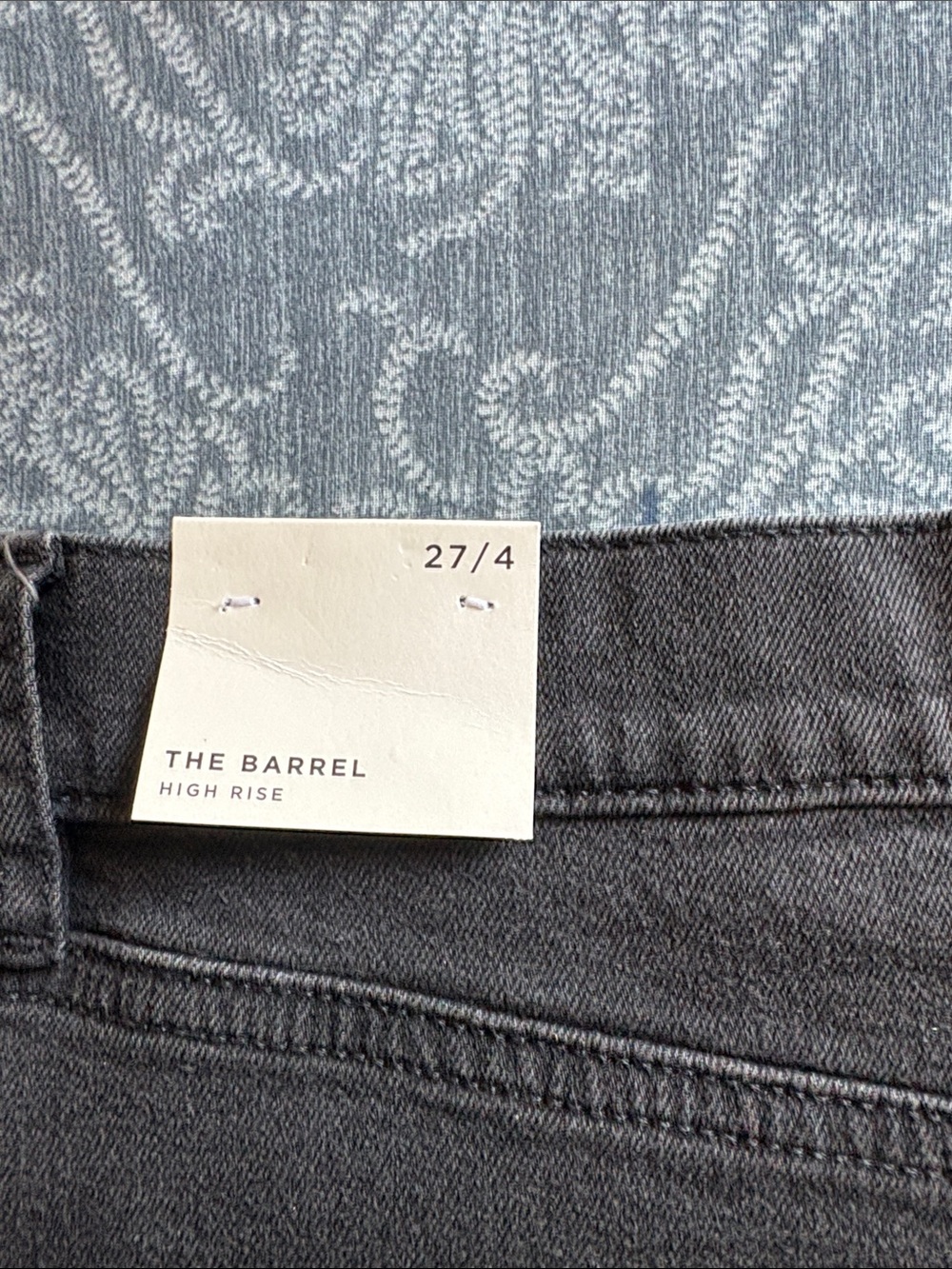 Loft NWT High Rise Barrel Jeans size 27/4 - Picture 10 of 13